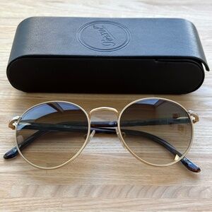 Persol Gradient Brown Round Sunglasses 2388-S